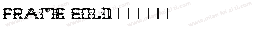 Frame Bold字体转换